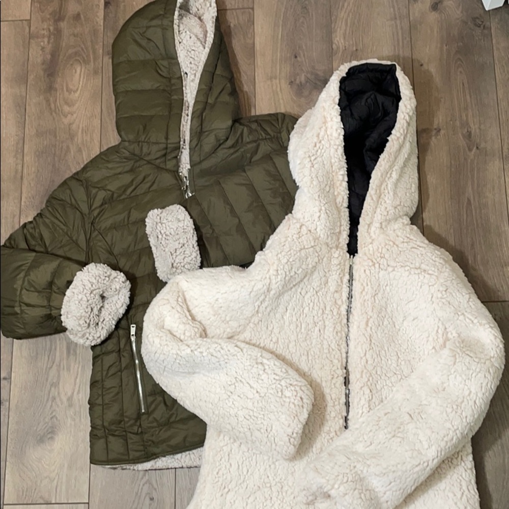 Last S • Reversible Puffer Jacket — in Olive - Picture 5 of 10